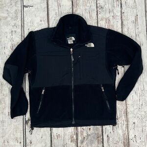The North Face Denali Black Womens Zip Up Fleece Coat Jacket Outwear